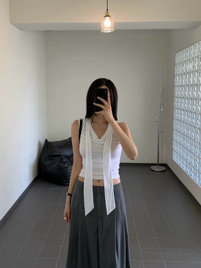 ♡正韓♡純慾垂墜領帶背心12
