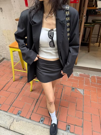 ♡正韓♡可拆領口袋西裝外套2