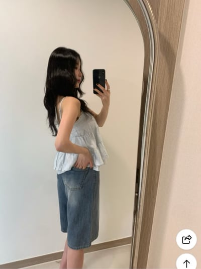 ♡正韓♡肩帶可調整層次上衣7