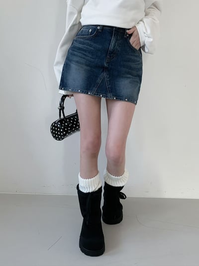 ♡正韓♡卯丁牛仔褲裙4