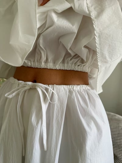 ♡正韓♡可愛層次拼紗上衣4