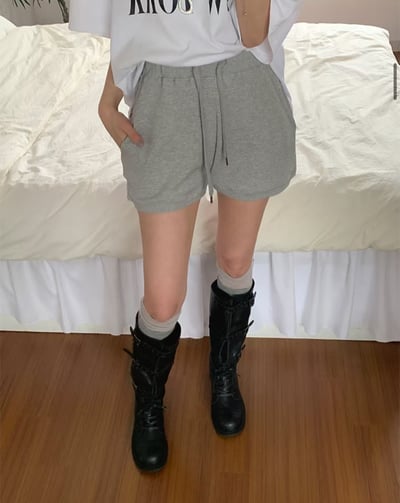 ♡正韓♡休閒鬆緊棉短褲2