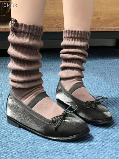 ♡正韓♡標籤泡泡堆堆襪子3