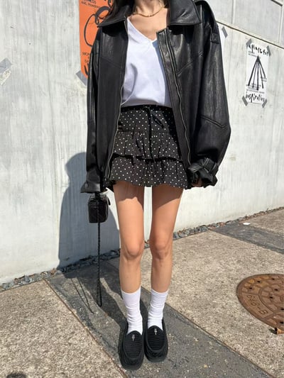 ♡正韓♡點點蛋糕短褲裙5