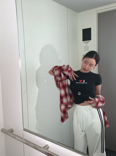 ♡正韓♡我愛每天圓領合身短T7