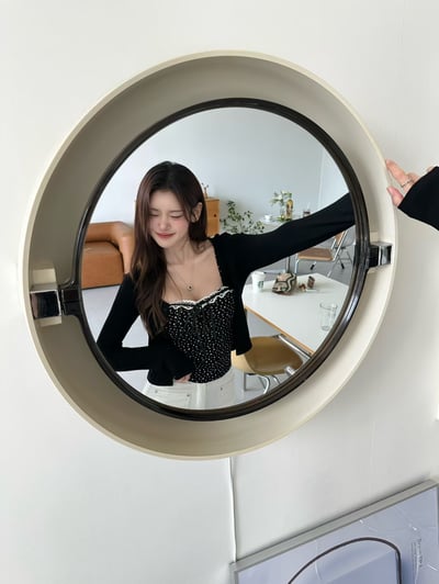 ♡正韓♡小碎花蕾絲兩件式上衣3