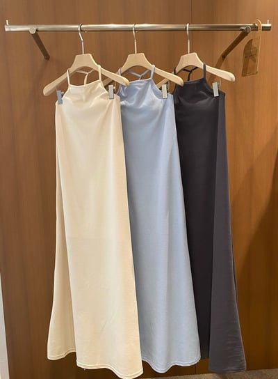 ♡正韓♡bra掛脖露背洋裝9