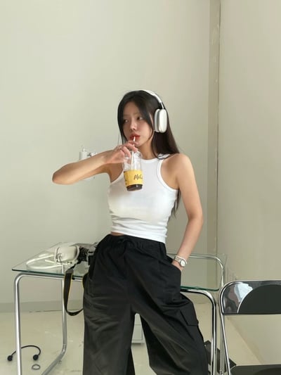 ♡正韓♡雙挖肩背心7