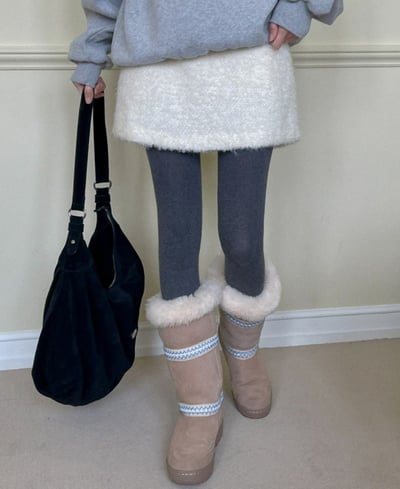 ♡正韓♡棉質素面連身褲襪6