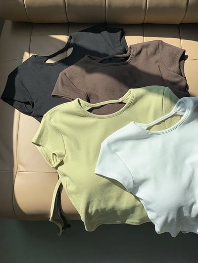 ♡正韓♡後露背摟空bra上衣13