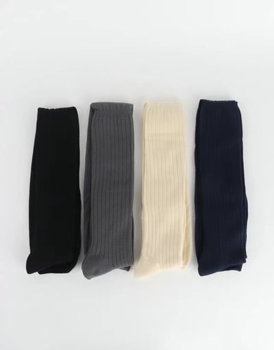 ♡正韓♡拼接網紗坑條襪9