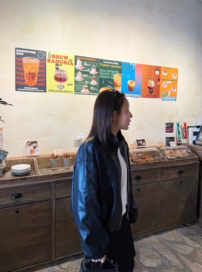 ♡正韓♡設計品牌時髦雙口袋皮外11