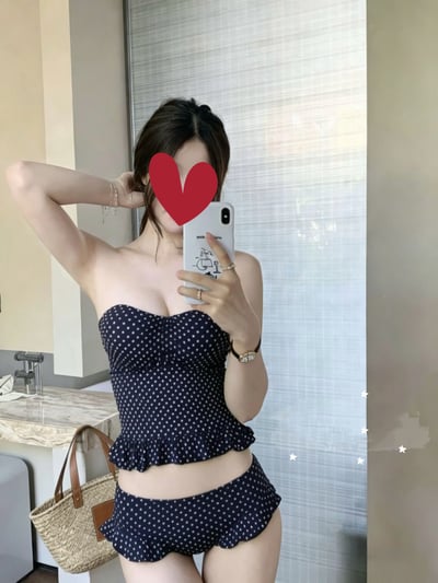 ♡韓 復古圓點泳裝♡3