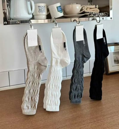 ♡正韓♡皺皺堆堆棉襪3