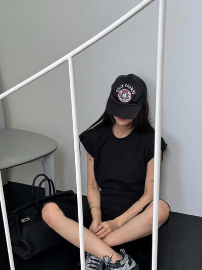 ♡正韓♡肩打褶造型短上衣1