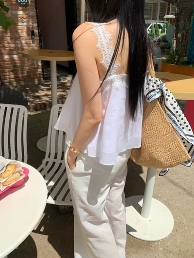♡正韓♡南法蕾絲背心15
