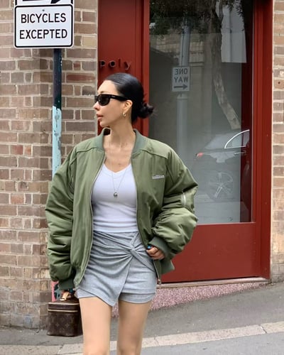 ♡正韓♡扭結不規則棉褲裙4