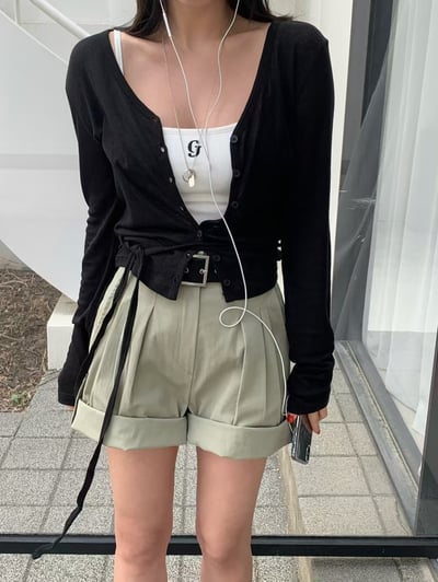 ♡正韓♡親薄綁帶排口小外套4