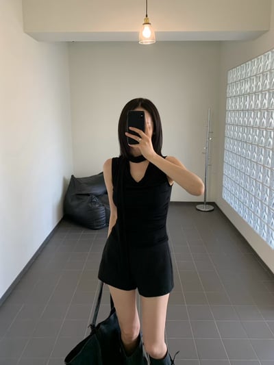 ♡正韓♡純慾垂墜領帶背心4