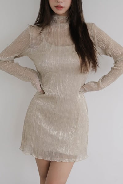 ♡正韓♡微透膚兩件長上衣6