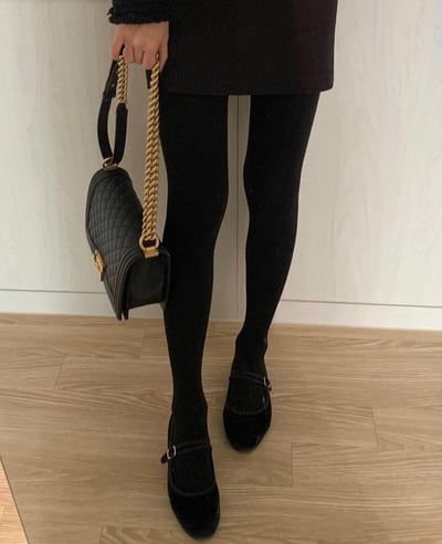 ♡正韓♡棉質素面連身褲襪10