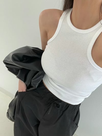 ♡正韓♡雙挖肩背心9