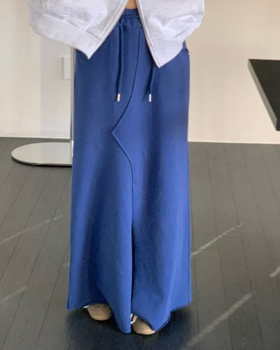 ♡正韓♡鬆緊前開衩棉裙14