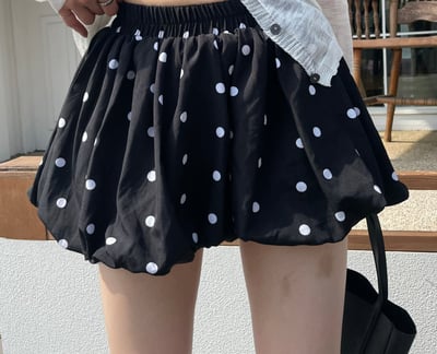 ♡正韓♡波點燈籠褲裙10
