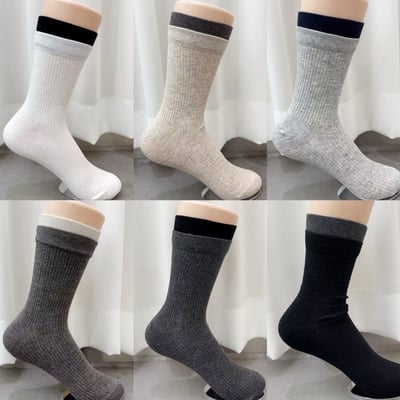 ♡正韓♡拼接坑條棉襪9