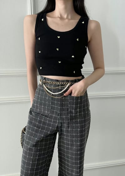 ♡正韓♡滿滿愛心短背心1