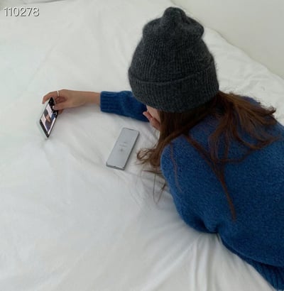 ♡正韓♡安哥拉兔毛毛帽5