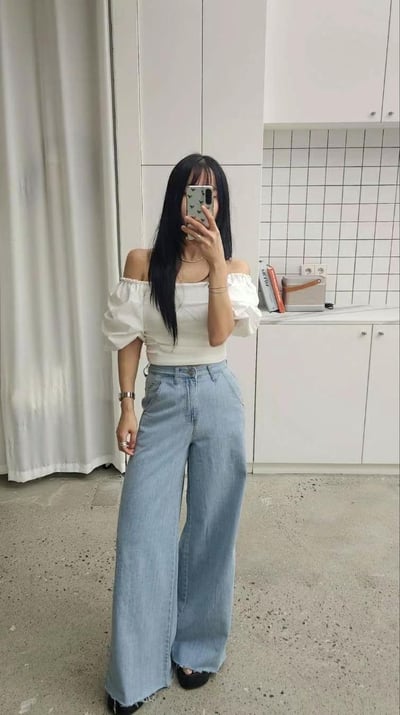 ♡正韓♡法式泡泡袖上衣2