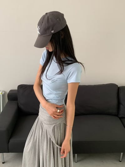 ♡正韓♡lovely圓領圖Ｔ5