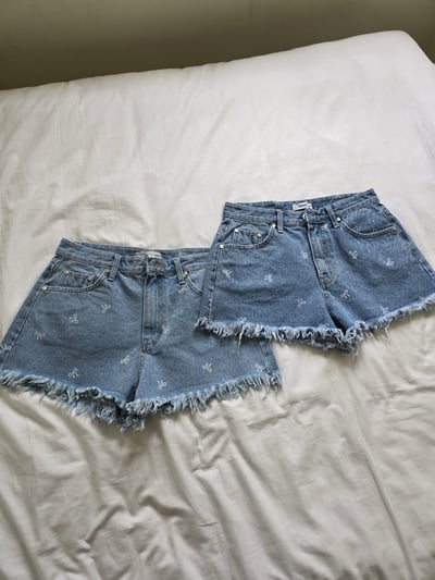 ♡正韓♡蝴蝶結鬚鬚短褲7