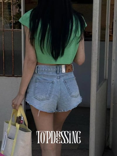 ♡正韓♡肩打褶造型短上衣7