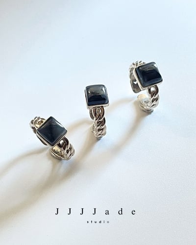 Q16 17 18 指界 | 銀鑲戒指1