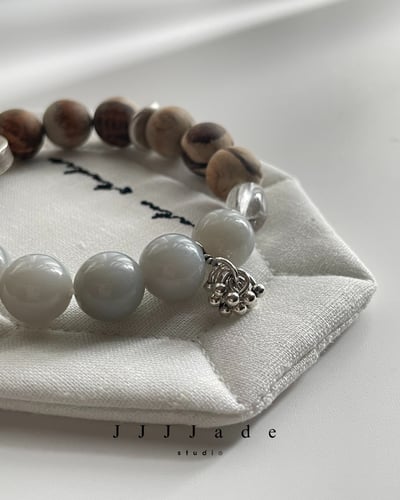 T211 浮界 | 和田玉貢木手串3