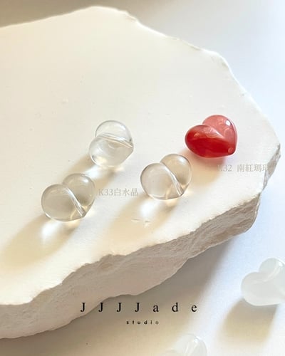 K24~K33 和田玉愛心單珠17