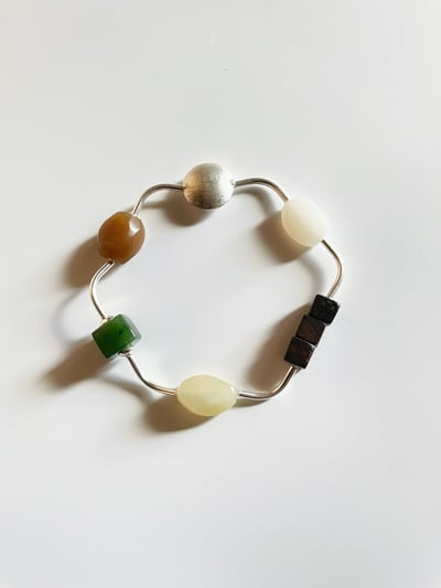 T129 泰銀扭扭多寶手鏈 15~16cm2