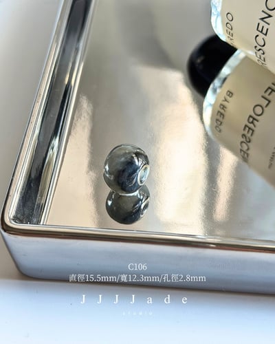 C101~110 幻墨冰芯 | 和田玉青花蘋果珠13