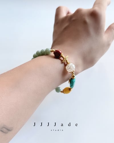 T314 祈遇 | 和田玉手多寶手串8