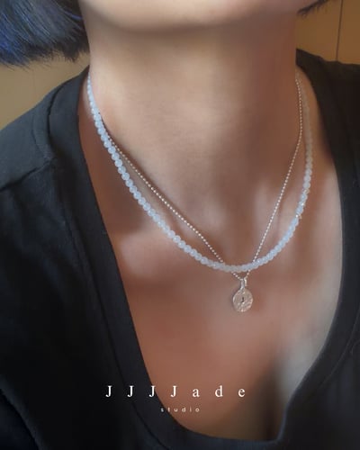 白玉鎖骨鍊14