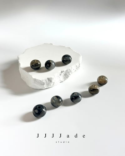 C101~110 幻墨冰芯 | 和田玉青花蘋果珠1