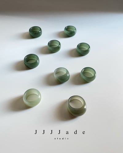 #386~394 杪渺 湖水綠戒指 | 港碼18~121