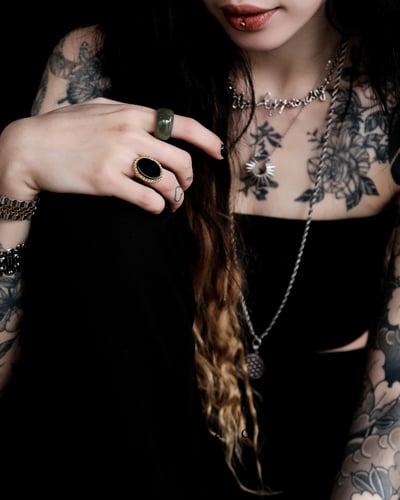 #386~394 杪渺 湖水綠戒指 | 港碼18~1222