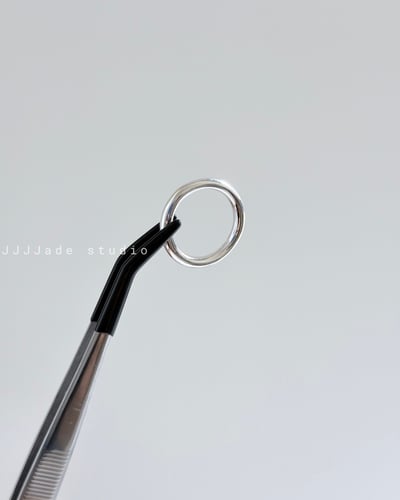 J02  ROUND BAND 圓條銀戒6