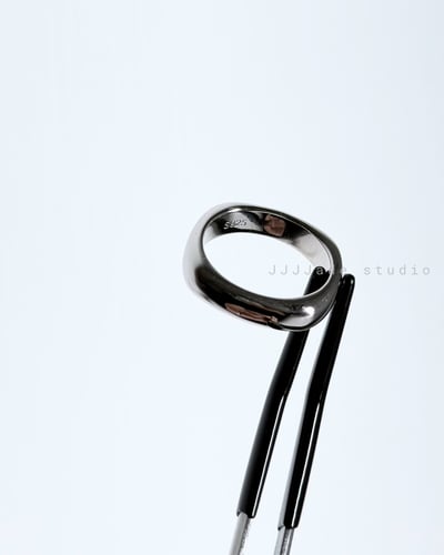 J03 SQUARE BAND｜方型銀戒3