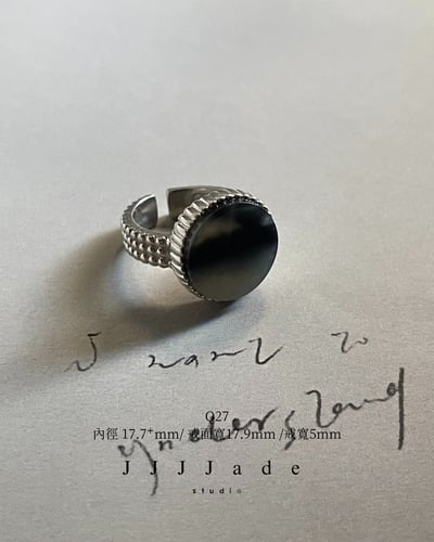 Q24~Q28 寂息 | S925銀鑲戒指16