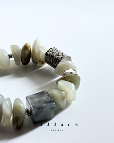 T338 餘想 | 和田玉籽料手串4