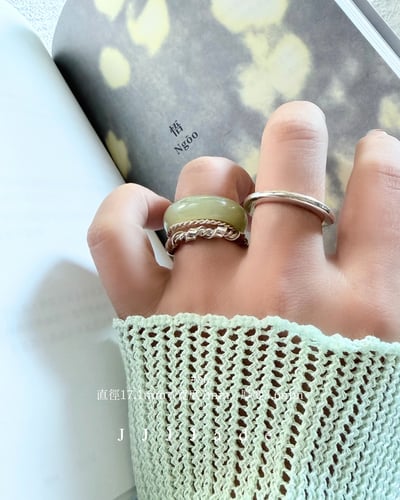 #54~58 蓶蓶 | 和田玉晴水戒指14